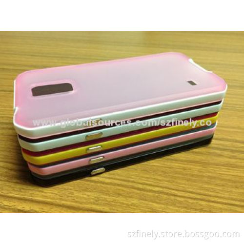 PC + TPU Cases for Samsung Galaxy S5, PC Bumper, Removable Separation Design, Multicolor Choose